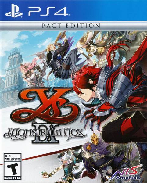 PS4 Ys IX 9 - Monstrum Nox - Pact Edition - Complete with Game, Art Booklet and OST Sampler CD