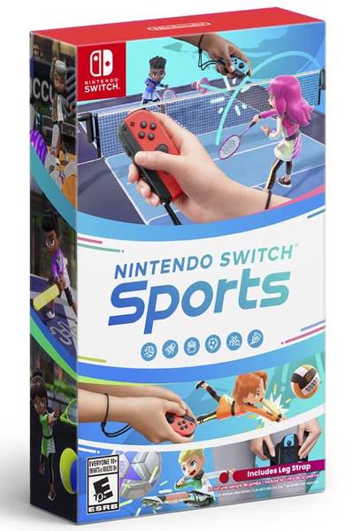 NS Nintendo Switch Sports - Complete in Box with Game and Leg Strap