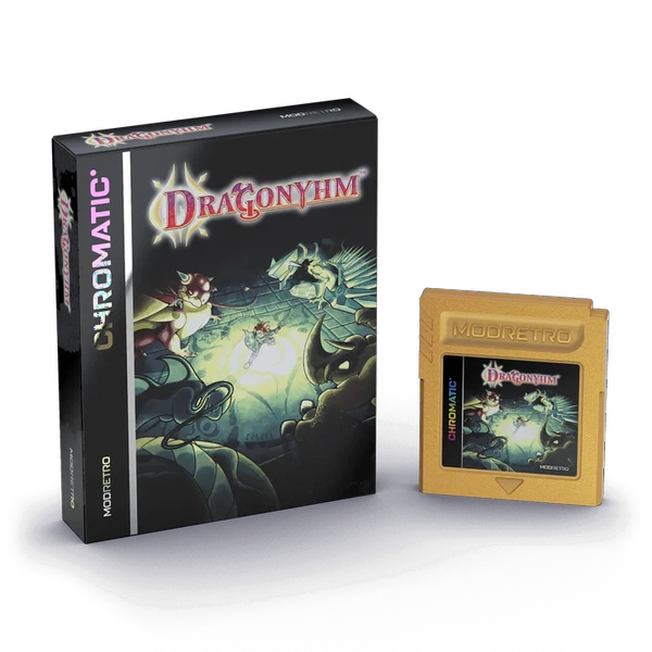 GBC Dragonhym - ModRetro Chromatic - Compatible with All Game Boy Platforms - Complete in Box