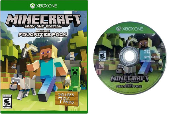 XB1 Minecraft - Xbox One Edition - Favorites Pack - DLC MAY NOT BE INCLUDED