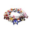 Gamer Gear - BRACELET - Sega - Sonic the Hedgehog - Stretchy beaded multi charmed bracelets - 5 pack set - NEW