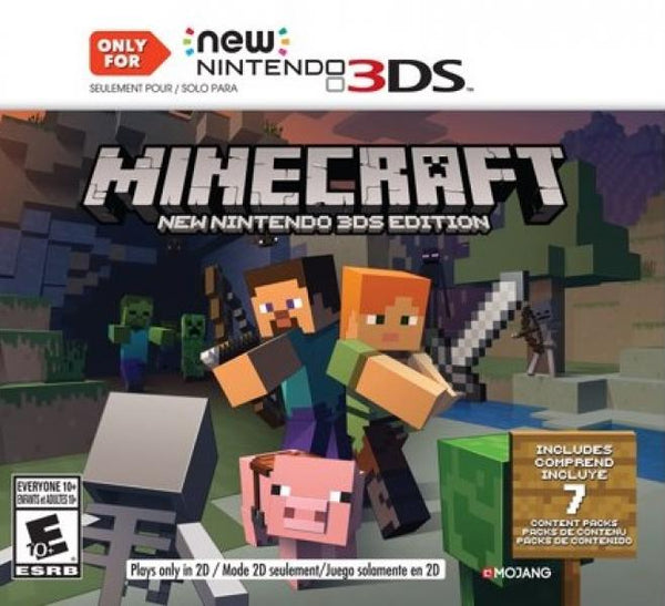 3DS Minecraft New Nintendo 3DS Edition - ONLY works on NEW 3DS consoles