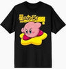 Game Tshirt - Nintendo - Kirby - Kirby riding star - import - ASSORTED SIZES - BLACK - NEW2026