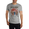Game Tshirt - Mortal Kombat - three fighters red logo - ASSORTED SIZES - GRAY - NEW2026