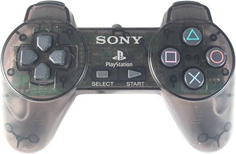 PS1 Controller (1st) - Smoke Gray / Translucent Black - USED