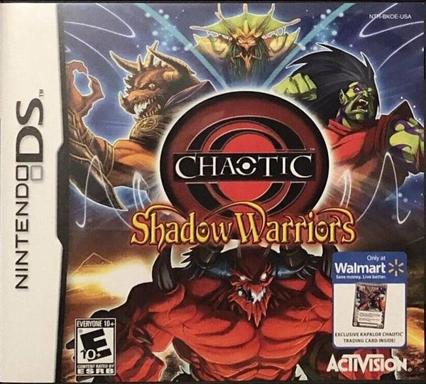 NDS Chaotic - Shadow Warriors - Walmart Edition - Kapalor Trading Card Included