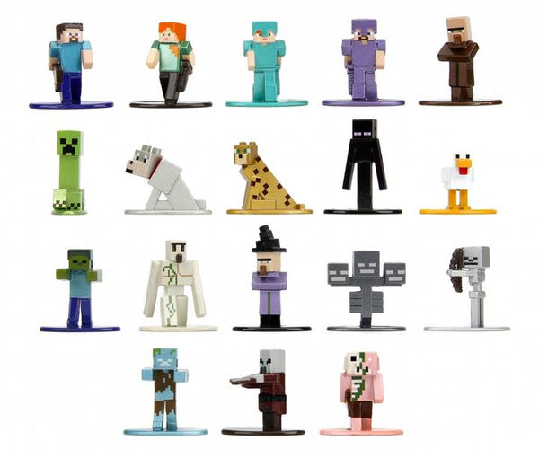 Gamer Toys - Action Figure - Minecraft Nano Metalfigs - Jada Toys - Assorted Singles - USED