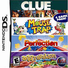 NDS Clue / Mouse Trap / Perfection / Aggravation - 4 Game Pack
