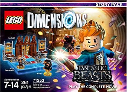Lego Dimensions - Story Pack 71253 - Fantastic Beasts - Newt Scamander, Niffler and Macusa Playset - NEW