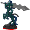 Skylanders - Trap Team - Figure - Red Base - Dark - Knight Mare - white eyes horse person with blue tail and hair - 87167888 - USED