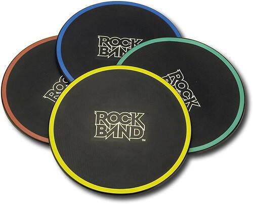 X360 PS3 Wii - Rock Band - Drum Pad Silencers - Set of 4 - USED