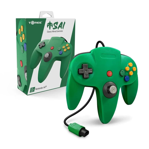 N64 Controller (3rd) NEW - Tomee - Original Style - Hyperkin - GREEN