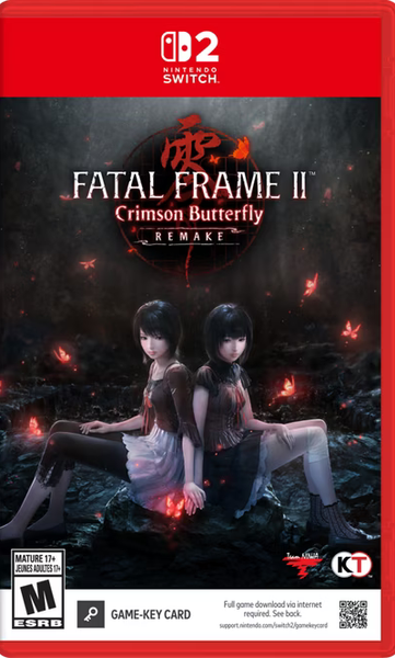 NS2 Fatal Frame II 2 - Crimson Butterfly Remake - GAME-KEY CARD