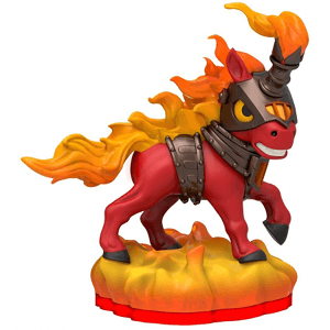 Skylanders - Trap Team - Figure - Red Base - Fire - Trail Blazer - Red horse with fire flame mane and horn - 87200888 - USED