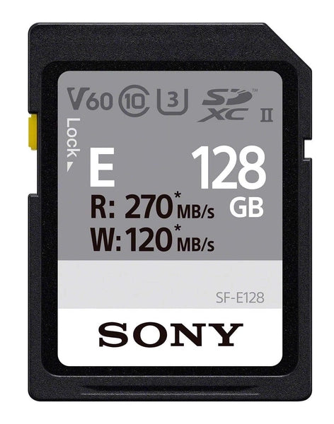 Sony 128 GB E Series UHS-II SDXC Memory Card - USED