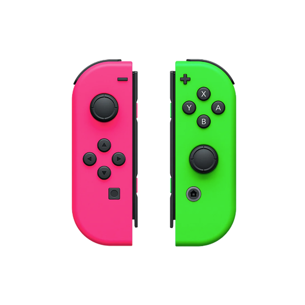 NS Joy-Con (1st) - Set of 2 - Neon Pink / Neon Green - USED