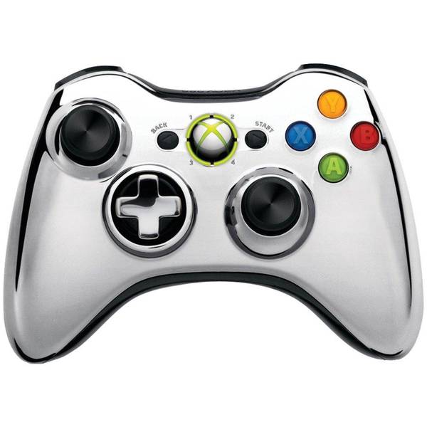 X360 Controller (1st) - Wireless - Chrome Silver - USED