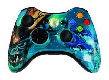 X360 Controller (1st) - Wireless - Halo 3 Covenant Edition - USED