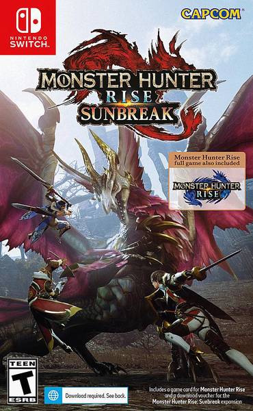 NS Monster Hunter Rise - Sunbreak - DLC MAY NOT BE INCLUDED