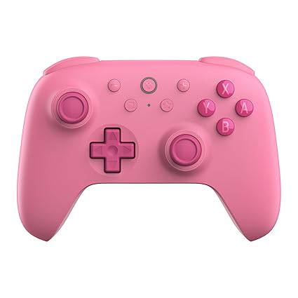 NS Switch - Ultimate 2C Bluetooth Controller (3rd) - Wireless - 8BitDo - Pink - NEW