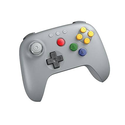 N64 NS PC Android - 64 Bluetooth Controller (3rd) - Wireless - 8BitDo - Gray - NEW