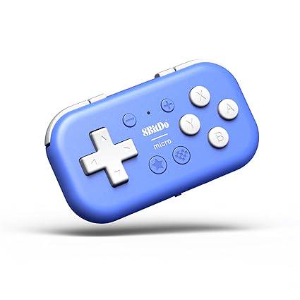 NS Switch - Micro - Mini Controller (3rd) - Wireless - 8BitDo - Blue - NEW