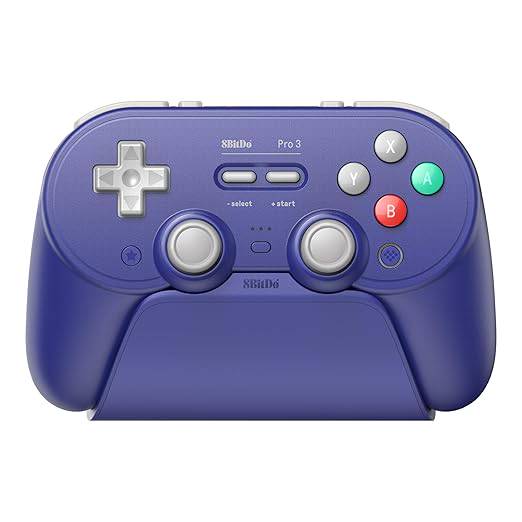 NS PC Apple Android - Pro 3 Bluetooth Controller (3rd) - Wireless - 8BitDo - Purple - USED