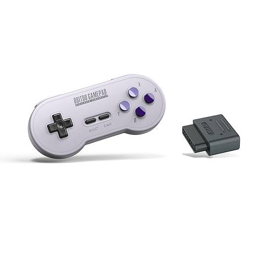 SNES Controller (3rd) - Wireless - 8BitDo - SNES Style - USED