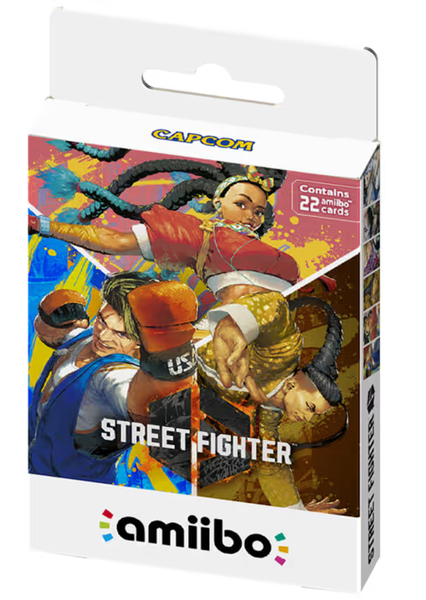 Amiibo - Street Fighter 6 - amiibo Card Starter Set - Complete with 22 cards - USED