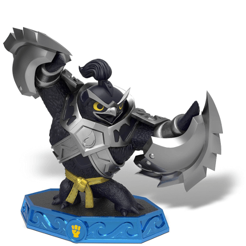 Skylanders - Imaginators - Sensei - Water - Variant - Dark King Pen - Black Bird with Wing Blade - 87797888 - USED