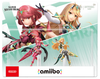 Amiibo - Gold Smash Base - Pyra / Mythra - 2 Pack - Xenoblade Chronicles - NEW