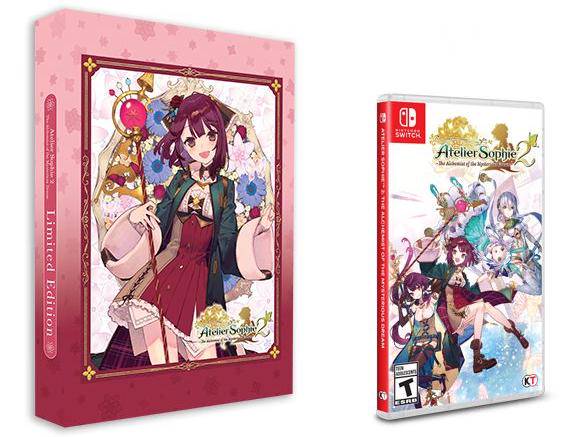 NS Atelier Sophie 2 - The Alchemist of the Mysterious Dream - Limited Edition - Complete in Box with Game, Fabric Poster, Art Book, Whale Necklace Keychain, and Bonus Soundtrack - DLC MAY NOT BE INCLUDED