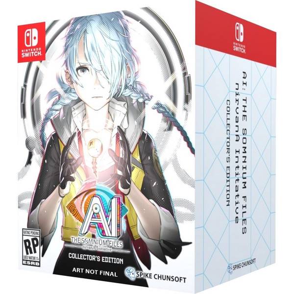 NS AI - The Somnium Files - Nirvana Initiative - LA-H-A4EFB-USA - Collector's Edition - Complete in Box with Game, PVC Aiba Figure, Art Book, and Soundtrack