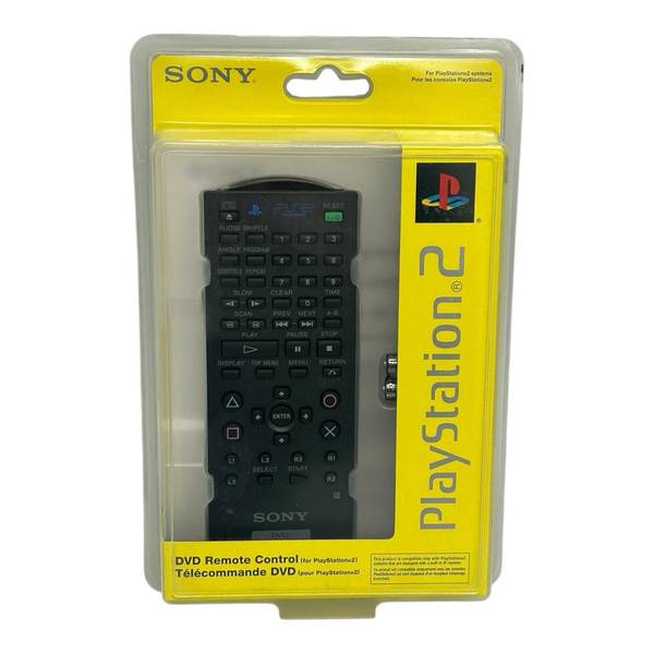 PS2 DVD Remote Control (1st) - Remote Control and IR Receiver - NEW