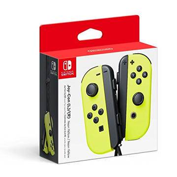 NS Joy-Con (1st) - Set of 2 - Neon Yellow / Neon Yellow - NEW