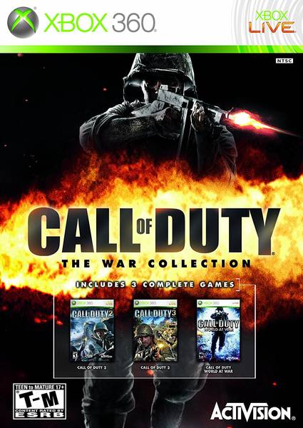 X360 Call of Duty - The War Collection - Call of Duty 2, 3 and World at War - 3 Discs