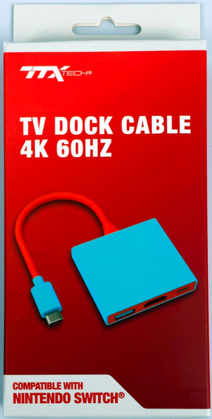 NS Nintendo Switch TV Dock Cable - 4K 60Hz - (3rd) - TTX - NEW