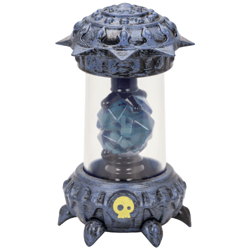 Skylanders - Imaginators - Creation Crystal - Undead - Blue Black / Dark Blue - Undead Claw - Black blue crystal with bulges sticking out in Black Blue Canister - USED