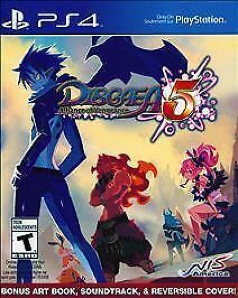 PS4 Disgaea 5 - Alliance of Vengeance - Launch Edition - Complete with Outer Box, Game, Soundtrack and Artbook