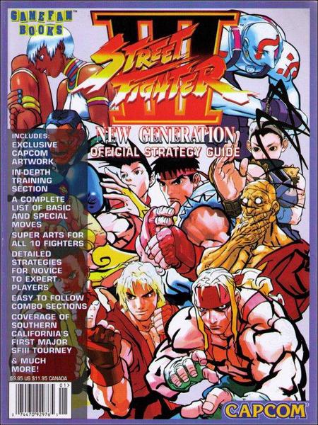 Official Game Strategy Guides - Street Fighter III / 3 - New Generation - GameFan Books