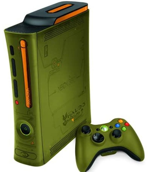 X360 Xbox 360 - System HW - Original Model - Halo 3 Special Edition - With Matching Controller and 20 GB Halo 3 HDD - With HDMI - USED