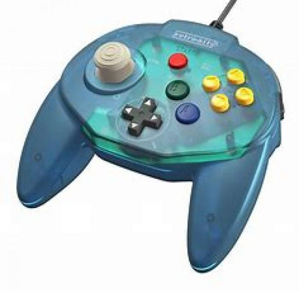 N64 Controller (3rd) Tribute - Retrobit - Translucent - Ocean Blue - NEW