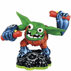 Skylanders - Spyro's Adventure - Figure - Green Base - Tech - Boomer - Green Troll with Dynamite - 83976888 - USED