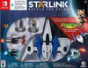 NS Starlink - Battle for Atlas - Starter Pack - Complete in Box with Game, Arwing starship, Fox McCloud figure, Flamethrower weapon, Frost Barrage weapon, Digital Shredder weapon, Mason Rana figure, Digital Zenith starship, Controller Mount, and Poster