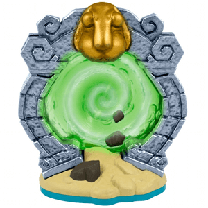 Skylanders - Swap Force - Figure - Blue Base - Sheep Wreck Island - Stone Portal with Golden Sheep Head - 84880888 - USED
