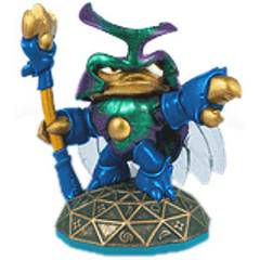 Skylanders - Swap Force - Figure - Blue Base - Magic - Dune Bug - Blue, Green and Gold Beatle with Staff - 84787888 - USED