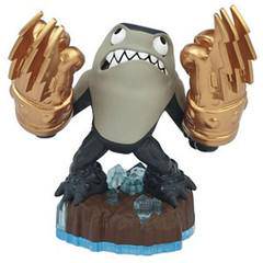 Skylanders - Swap Force - Figure - Blue Base - Earth - Knockout Terrafin - Shark Man with Gold Claws - 84666888 - USED