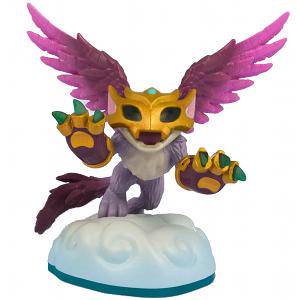 Skylanders - Swap Force - Figure - Blue Base - Air - Scratch - Flying Purple Cat with Mask and Claws - 84807888 - USED