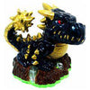 Skylanders - Spyro's Adventure - Figure - Green Base - Legendary Bash - Black and Gold Rock Dinosaur - 8419888 - USED