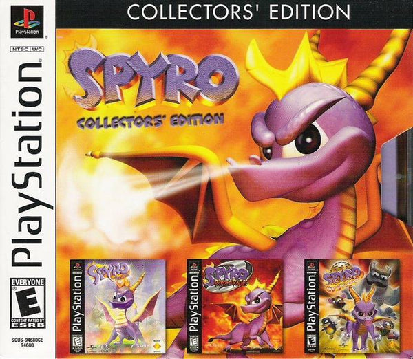 PS1 Spyro - Collector's Edition - Complete with Slipcover and Games